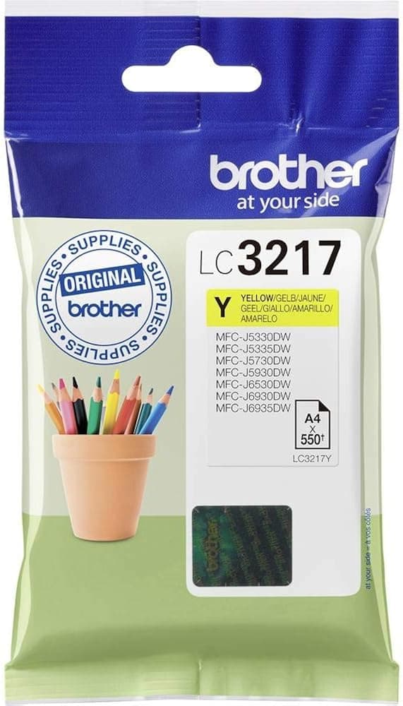 Cartouche Brother LC3217Y Couleur (compatible)