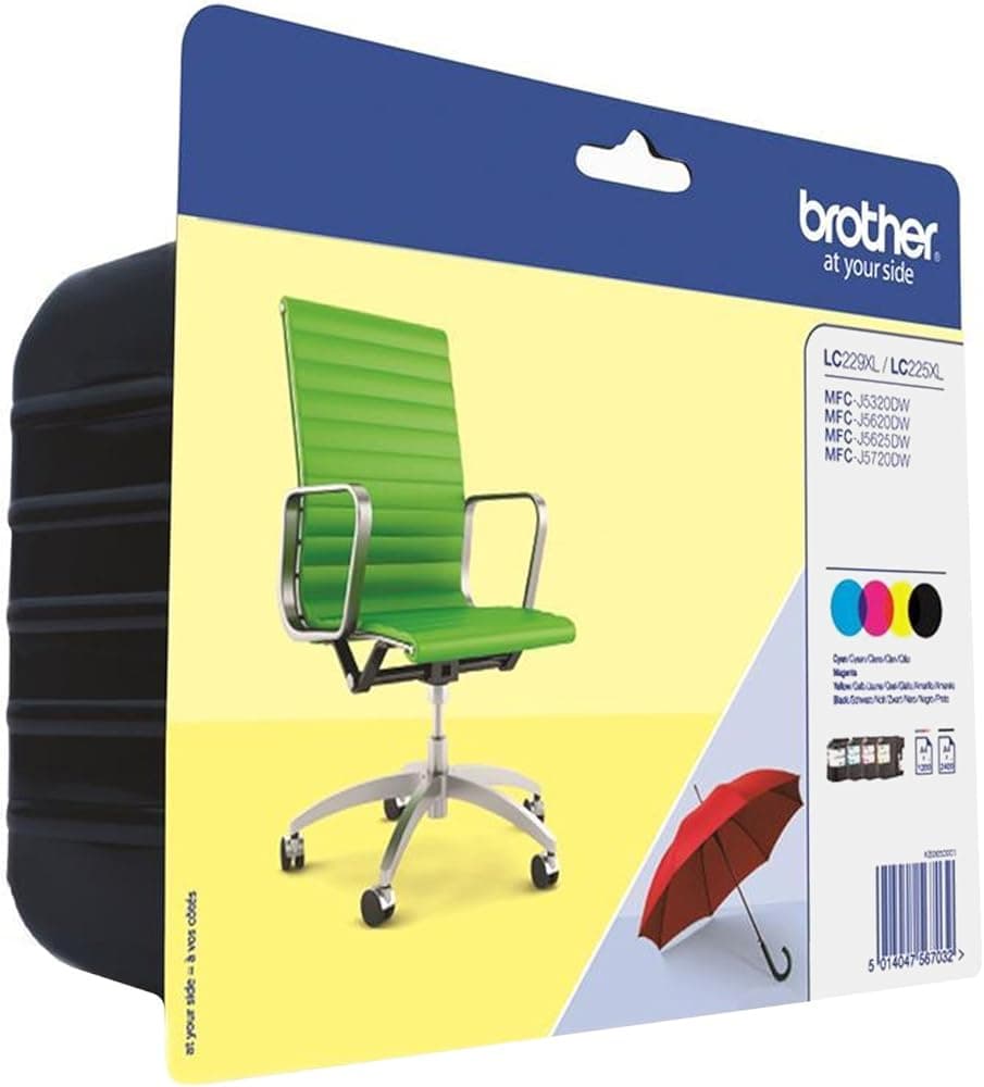 Cartouche Brother LC-229XLVALBP Noir