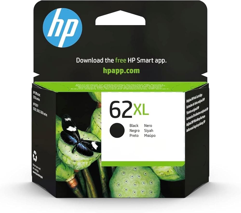 Cartouche HP 62XL Noir (compatible)