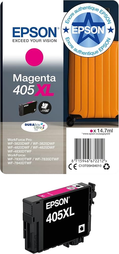 Cartouche Epson 405XL Couleur