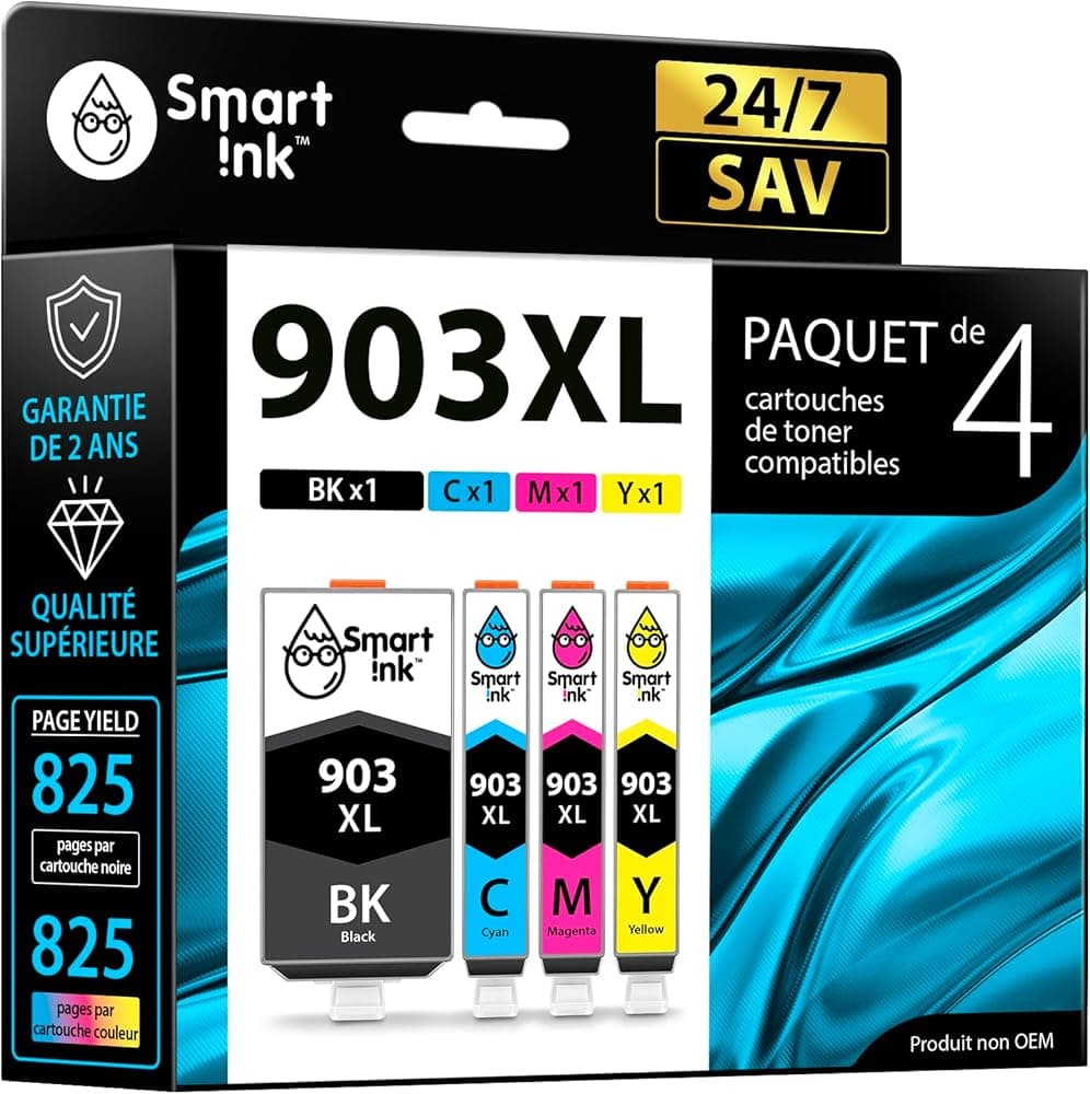 Cartouche HP 903 Noir (compatible)