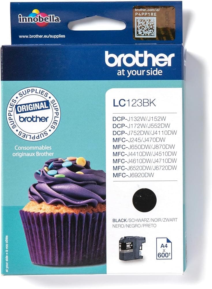 Cartouche Brother LC-123BK Noir
