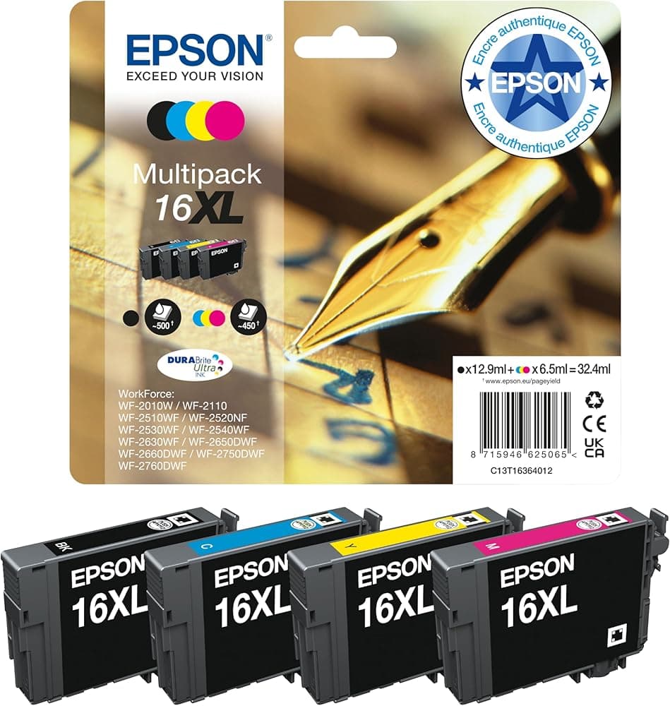 Cartouche Epson 16XL Noir