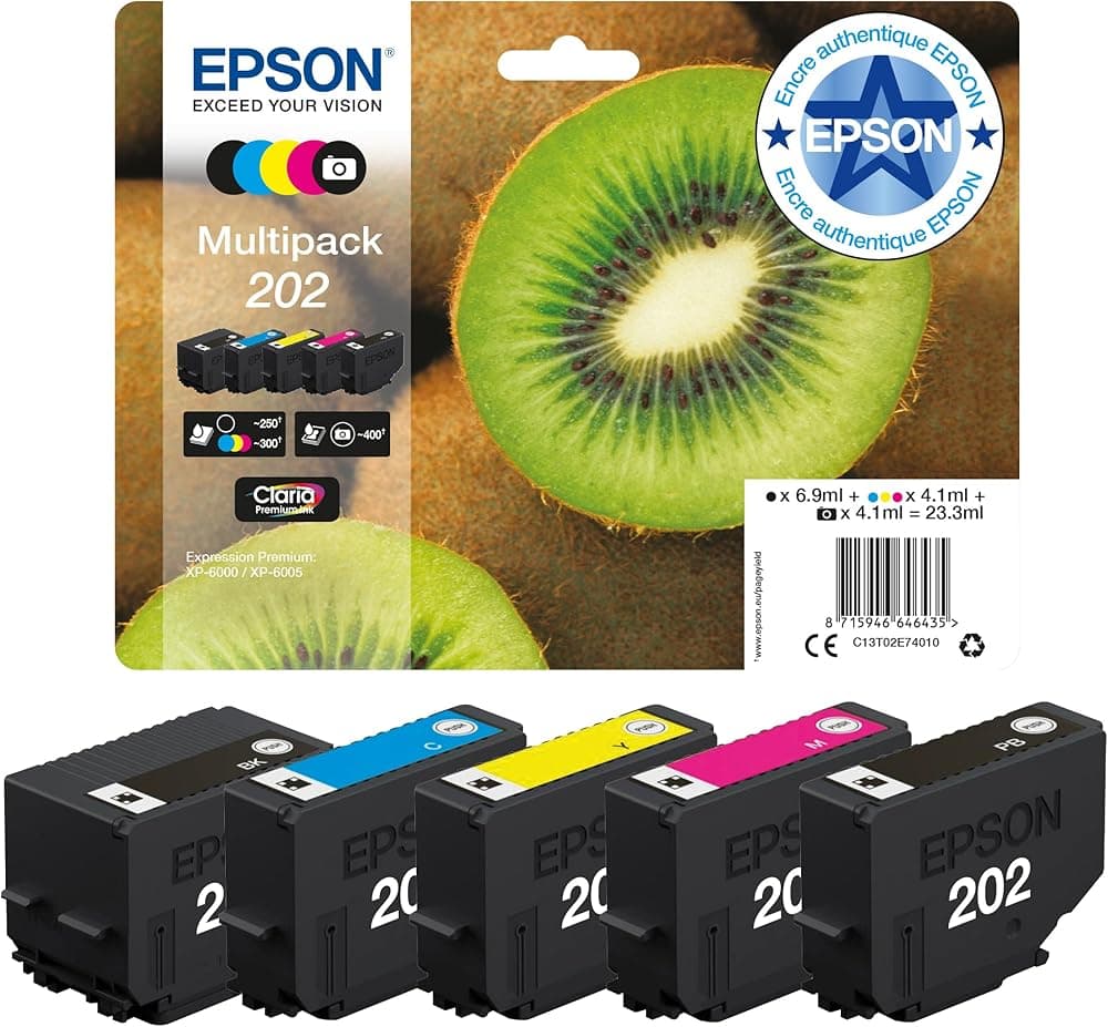 Cartouche Epson 202 Noir